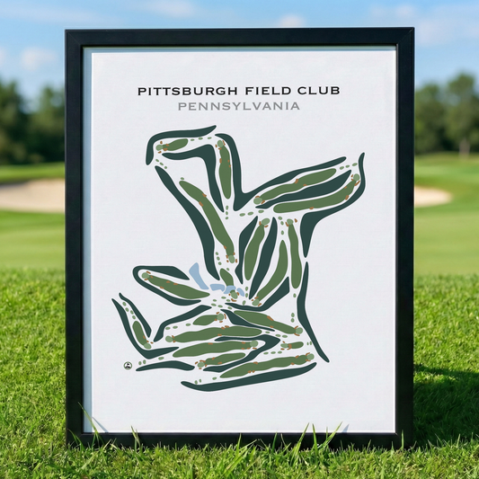 Pittsburgh Field Club, Pennsylvania - Printed Golf Courses