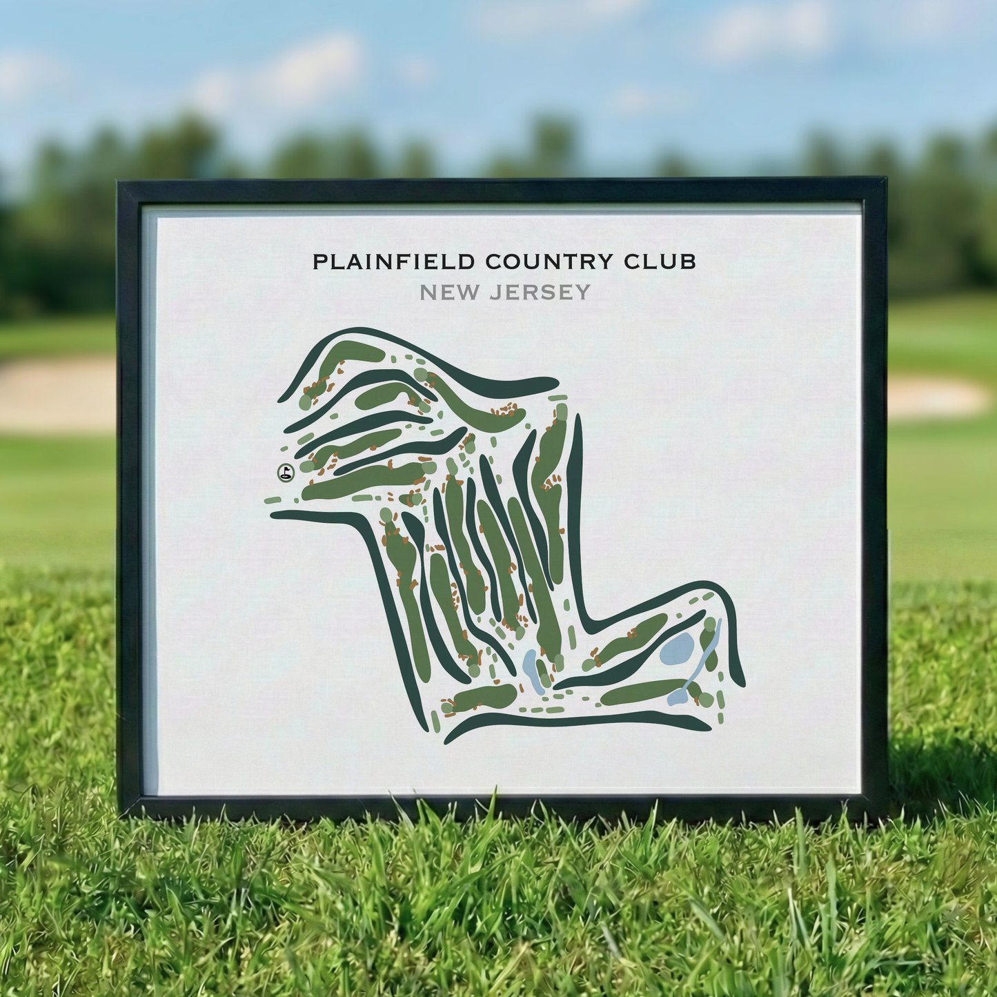 Plainfield Country Club, New Jersey - Printed Golf Courses