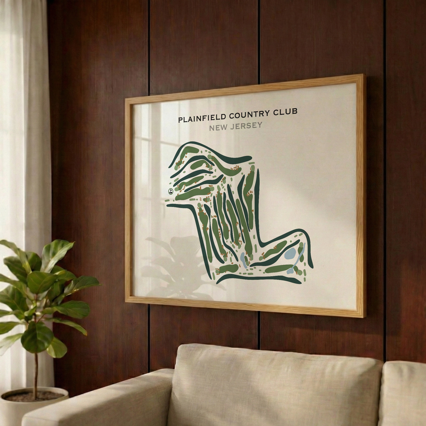 Plainfield Country Club, New Jersey - Printed Golf Courses