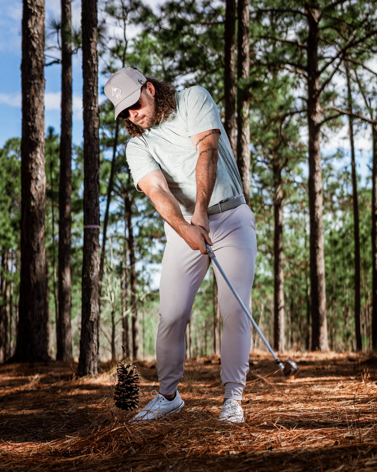 Pineapples Golf Polo