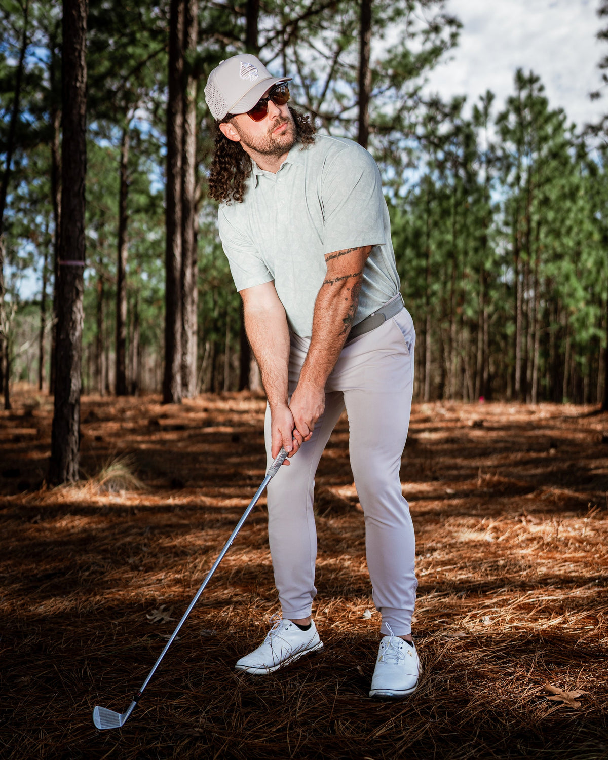 Pineapples Golf Polo