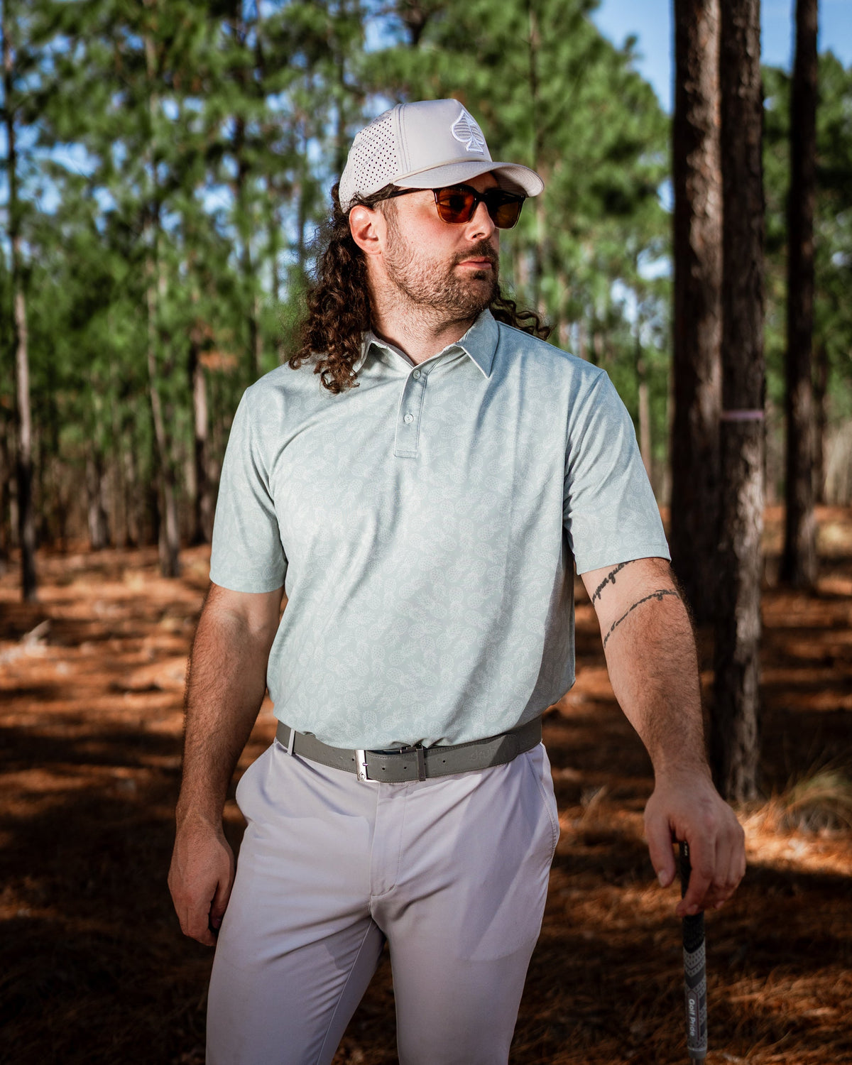 Pineapples Golf Polo