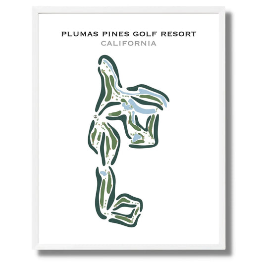 Plumas Pines Golf Resort, California - Printed Golf Course