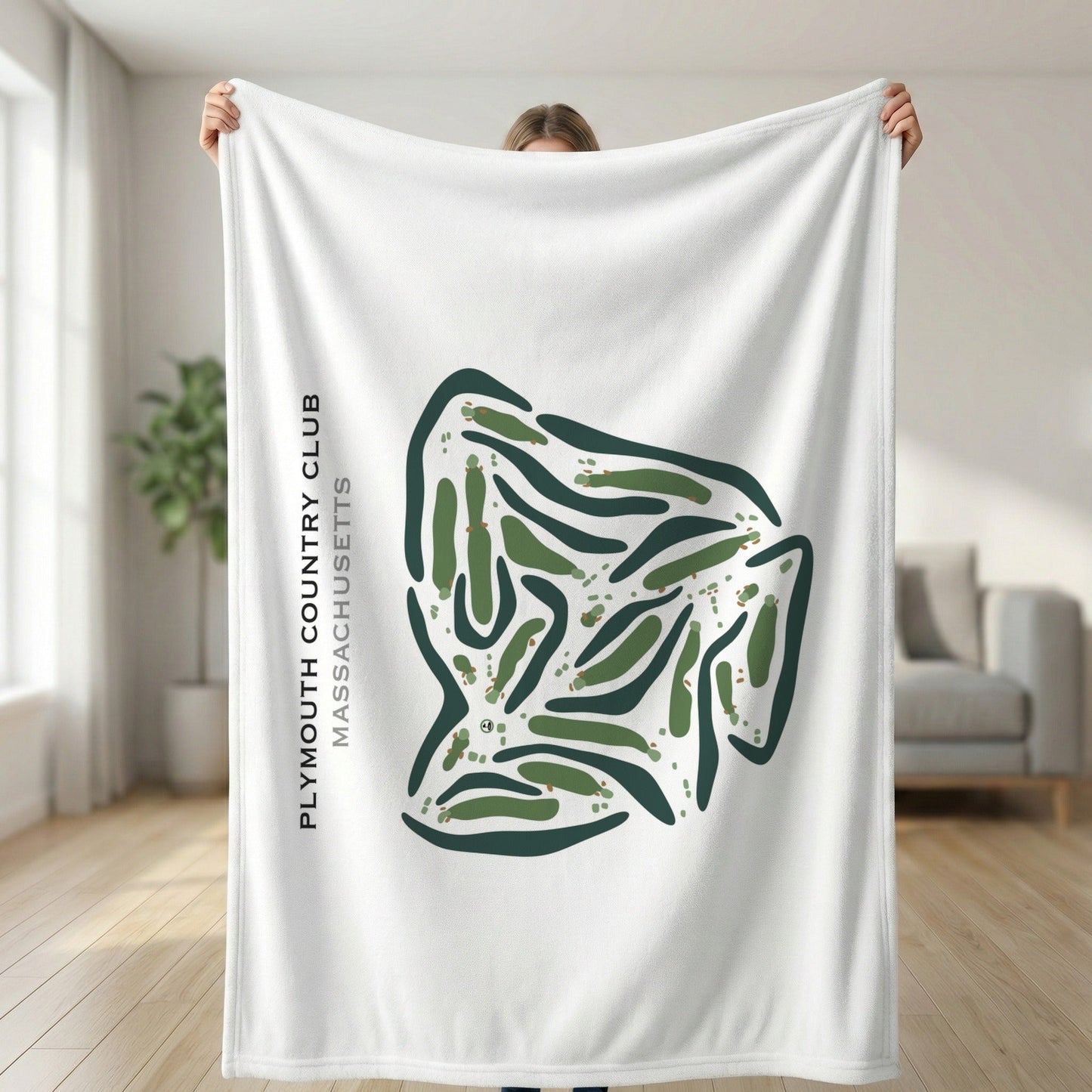 Plymouth Country Club, Massachusetts - Printed Golf Courses