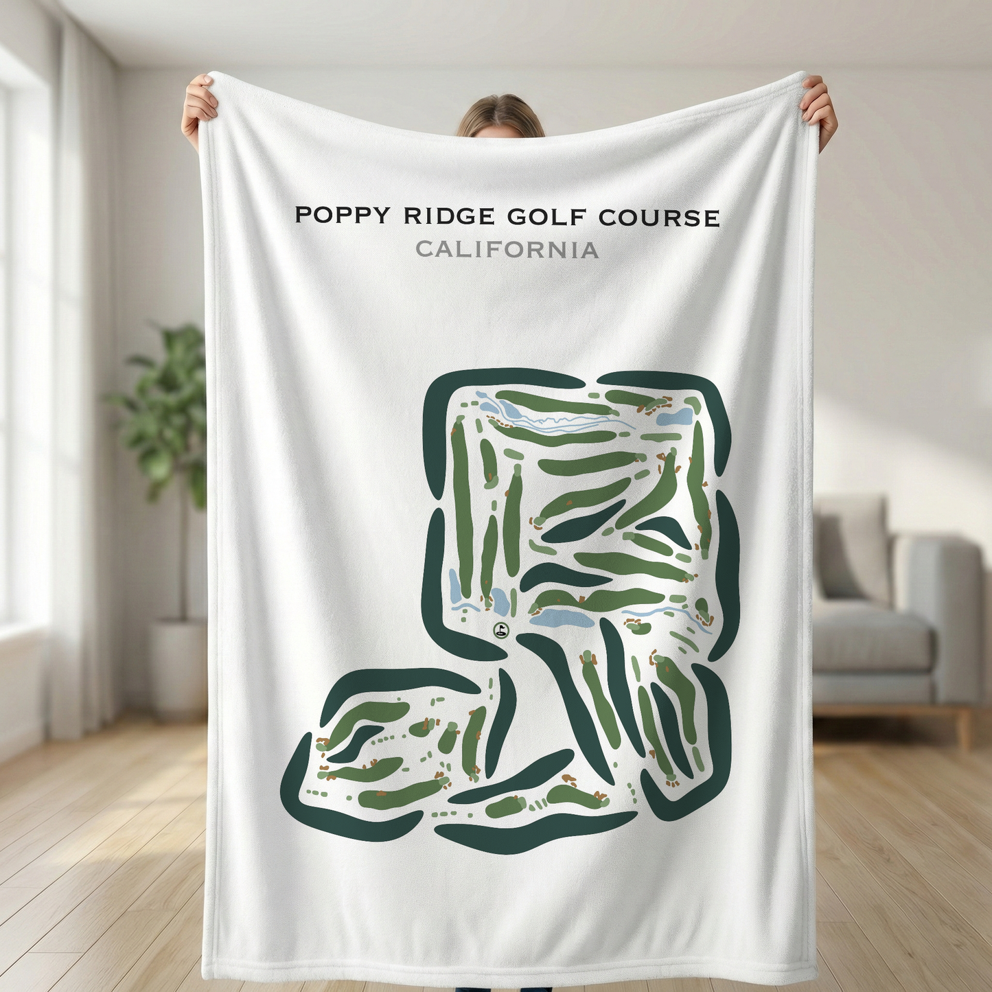 Poppy Ridge Golf Course, California - Printed Golf Courses