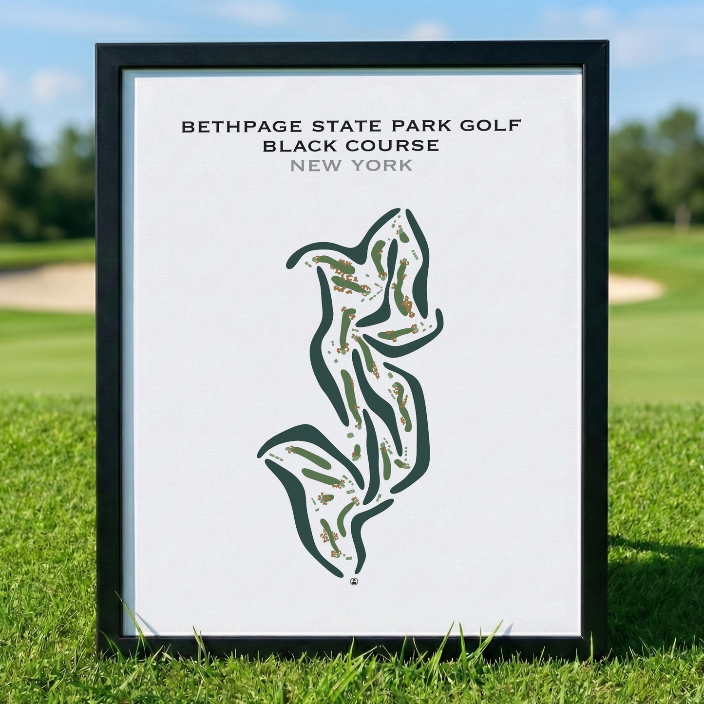 Bethpage State Park Golf, Black Course, New York - Printed Golf Courses