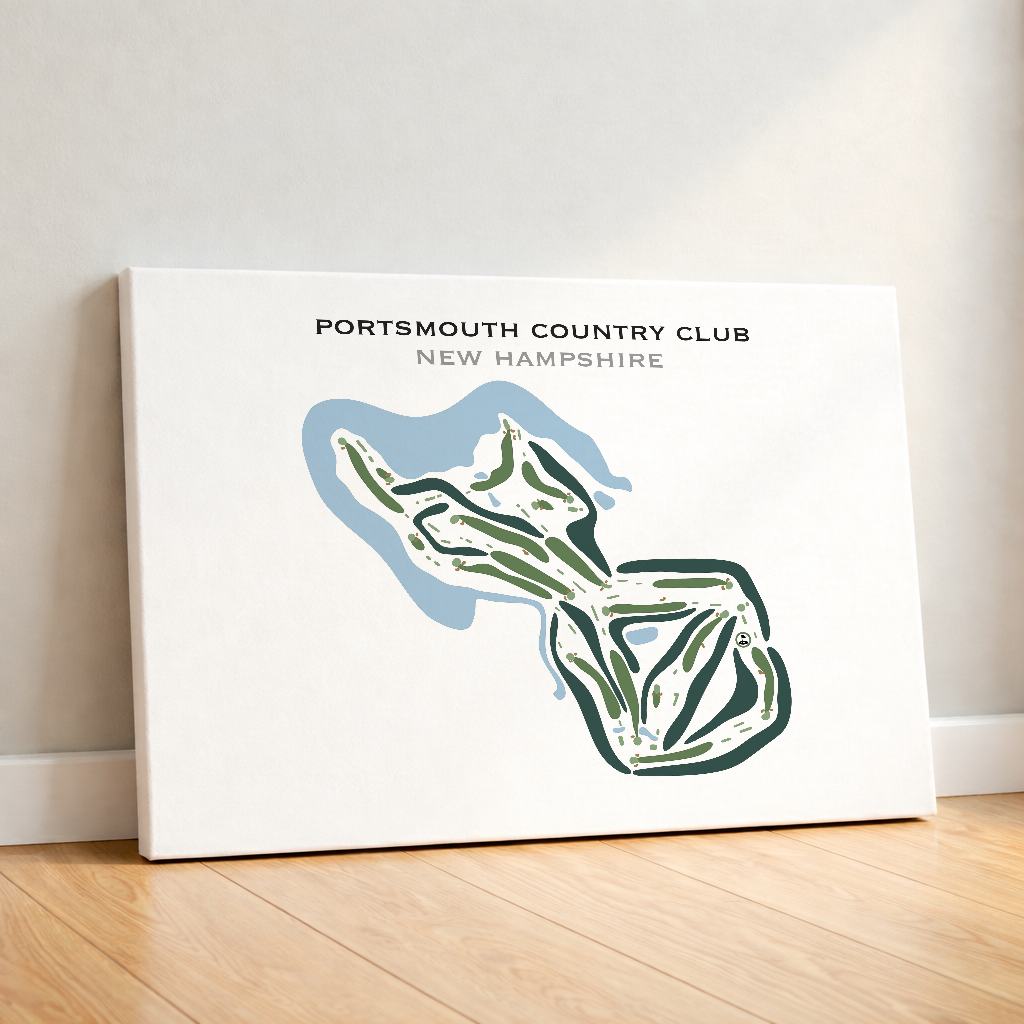 Portsmouth Country Club, New Hampshire - Printed Golf Courses
