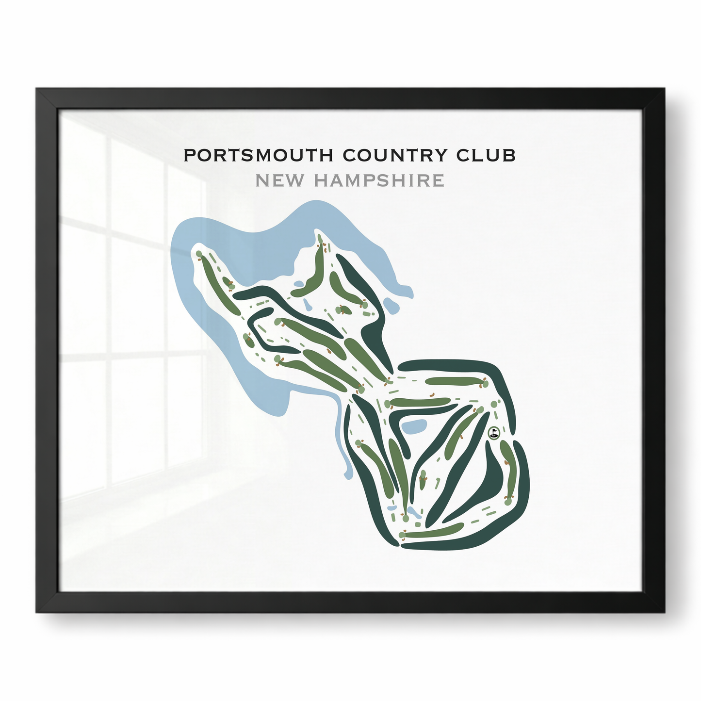 Portsmouth Country Club, New Hampshire - Printed Golf Courses