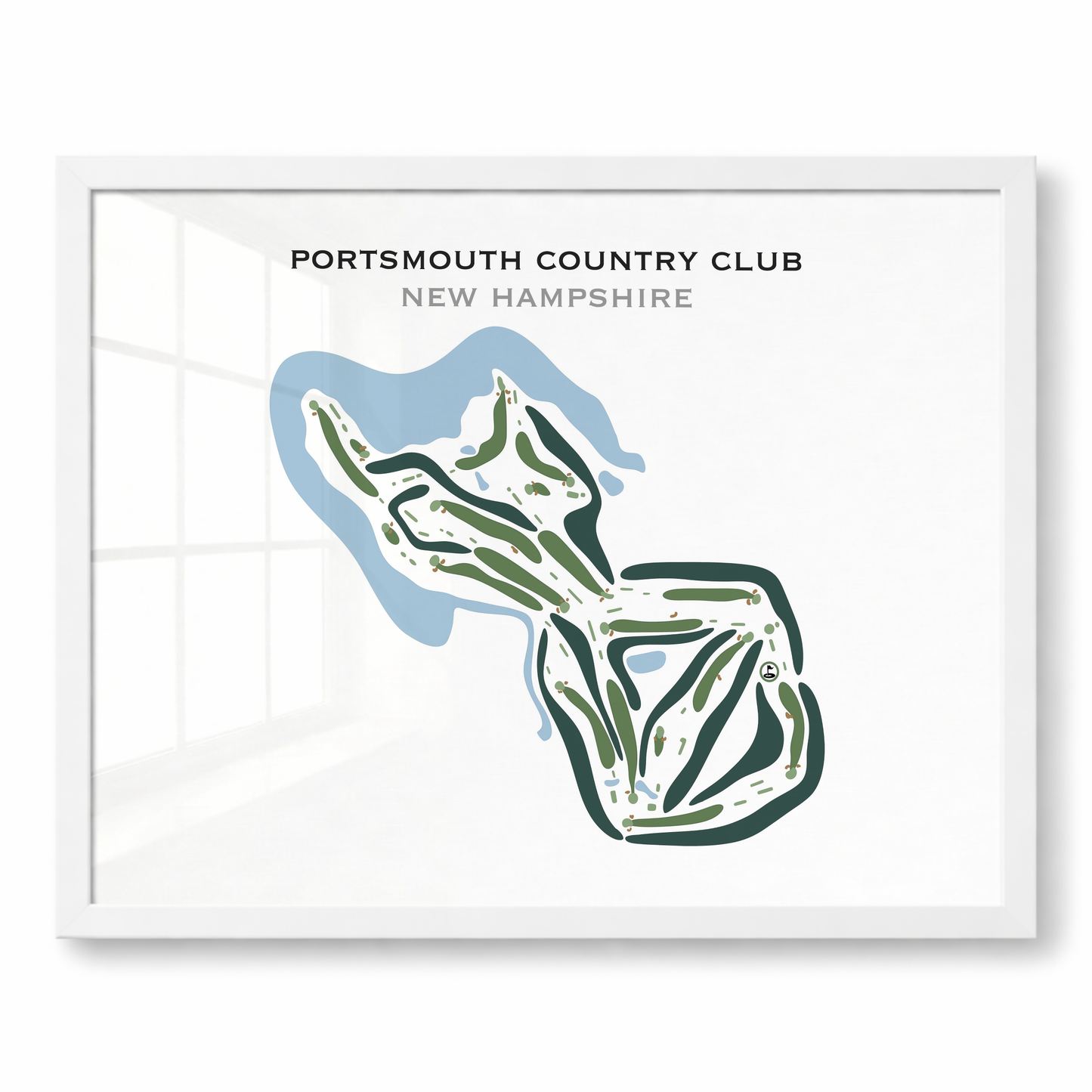 Portsmouth Country Club, New Hampshire - Printed Golf Courses