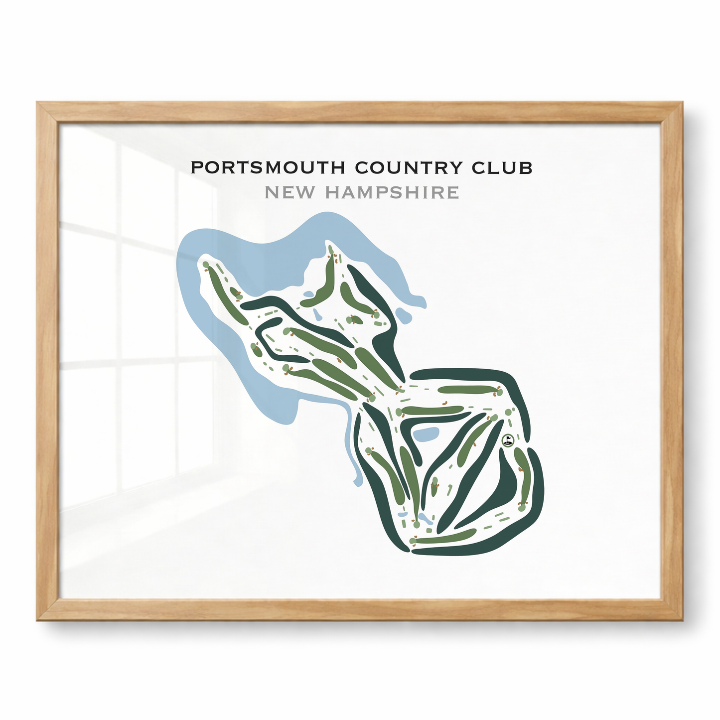 Portsmouth Country Club, New Hampshire - Printed Golf Courses