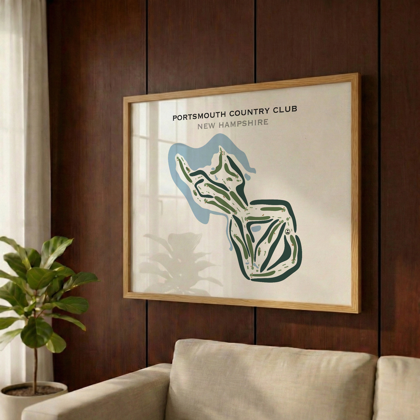 Portsmouth Country Club, New Hampshire - Printed Golf Courses