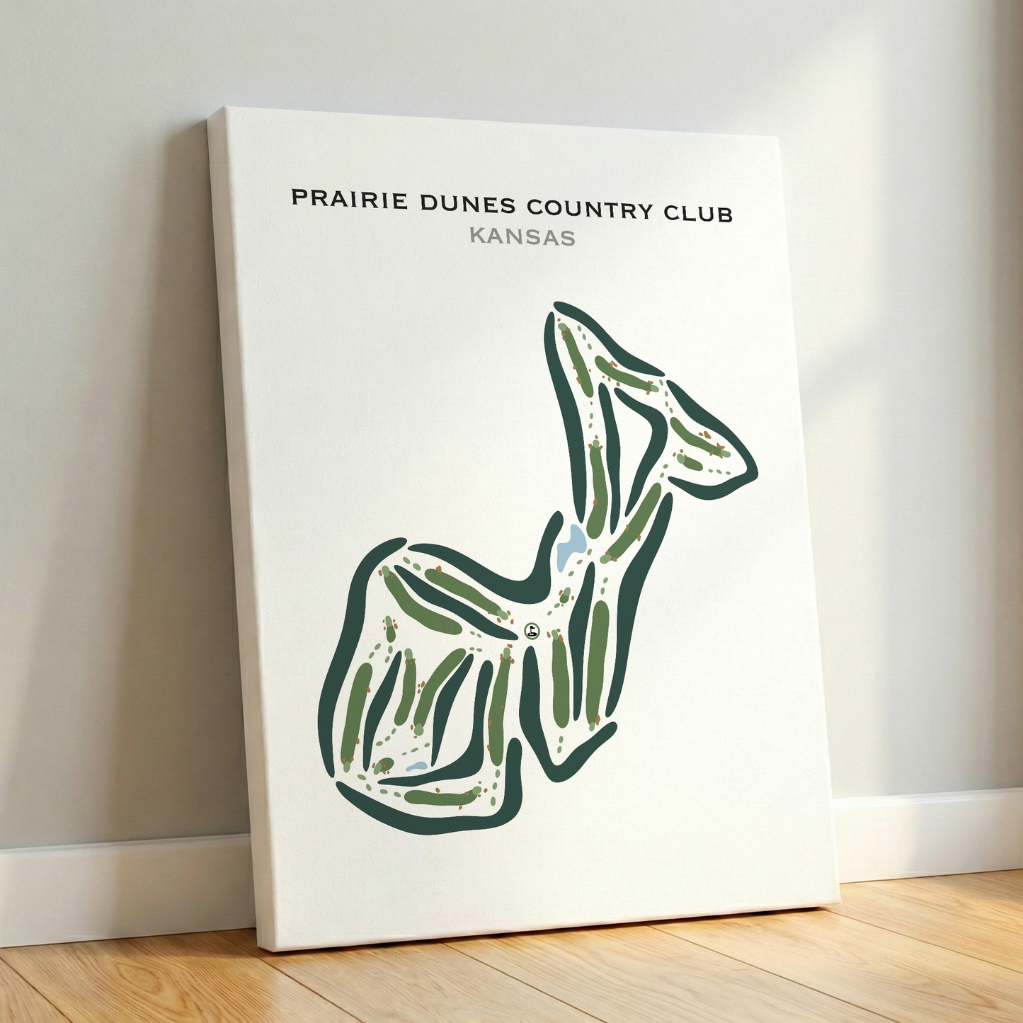 Prairie Dunes Country Club, Kansas - Printed Golf Courses