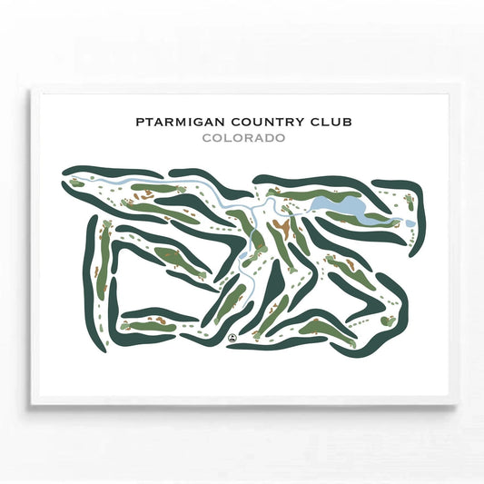 Ptarmigan Golf Course, Colorado - Printed Golf Courses