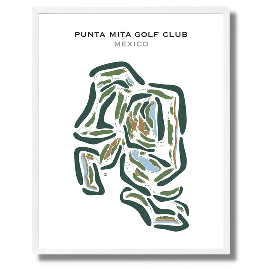 Punta Mita Golf Club, Mexico - Printed Golf Courses