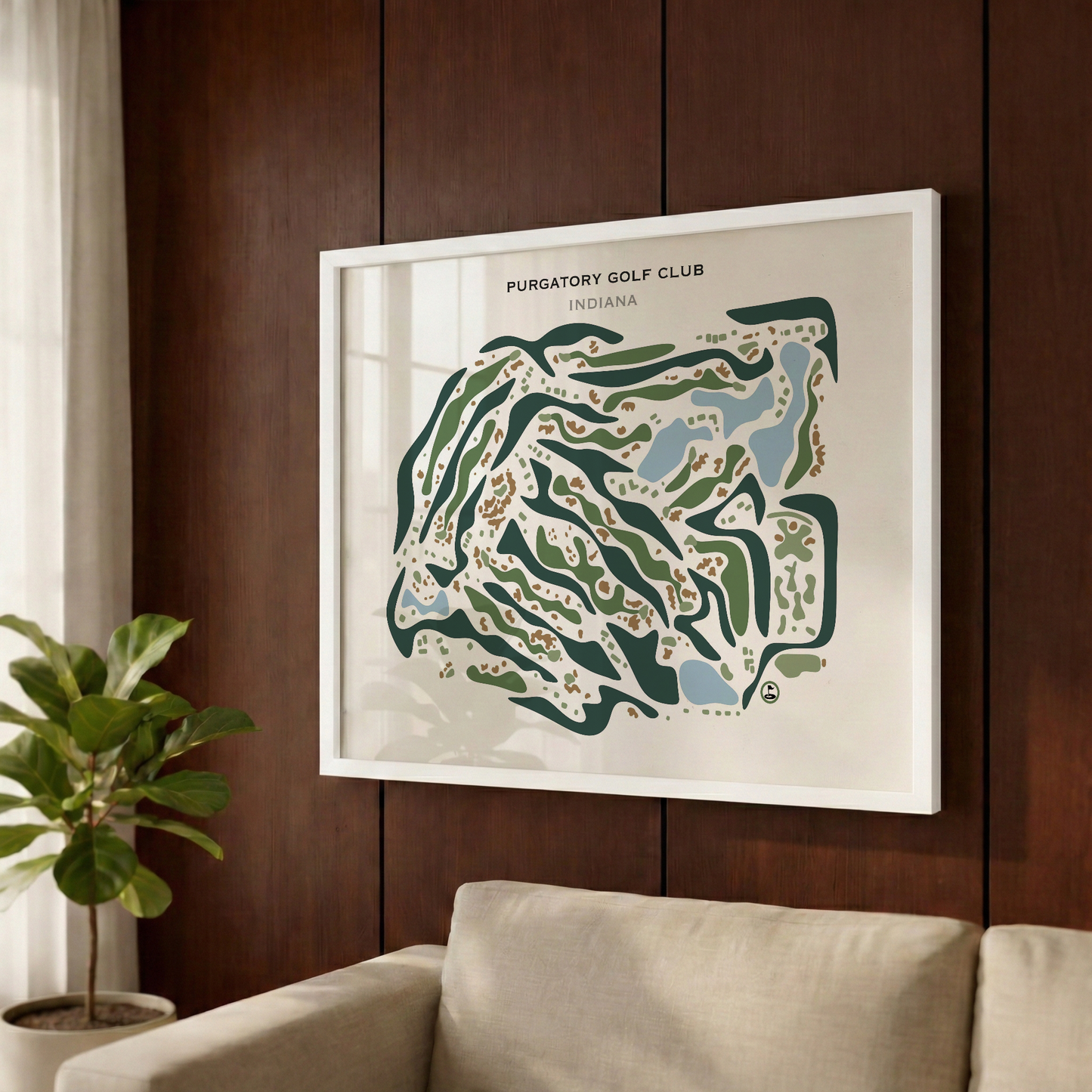 Purgatory Golf Club, Indiana - Printed Golf Courses