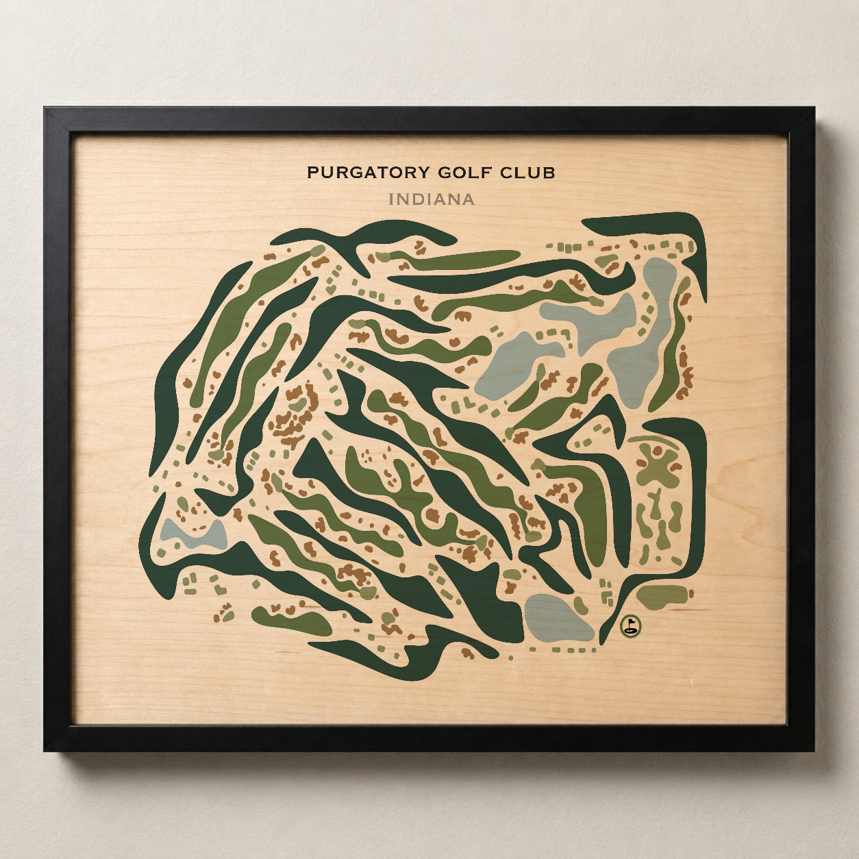 Purgatory Golf Club, Indiana - Printed Golf Courses