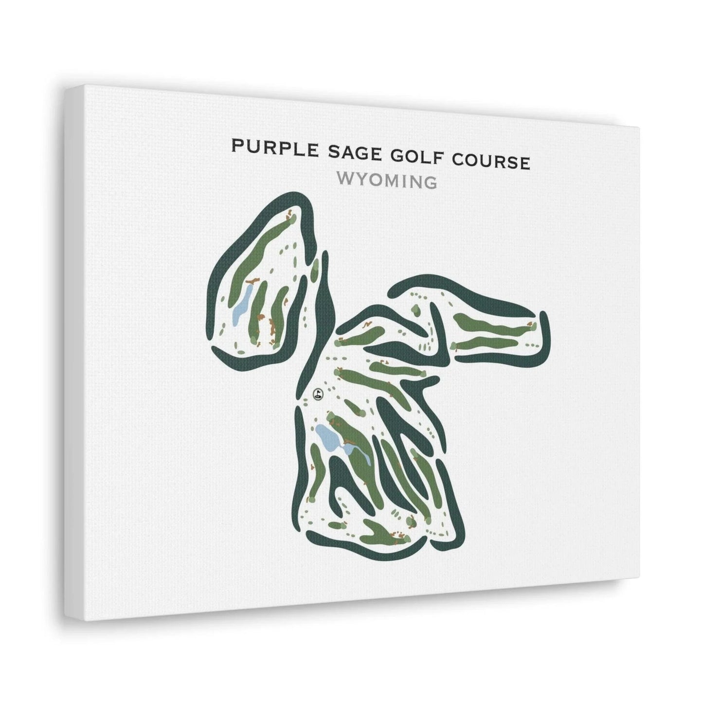 Purple Sage Golf Course, Wyoming- Printed Golf Courses