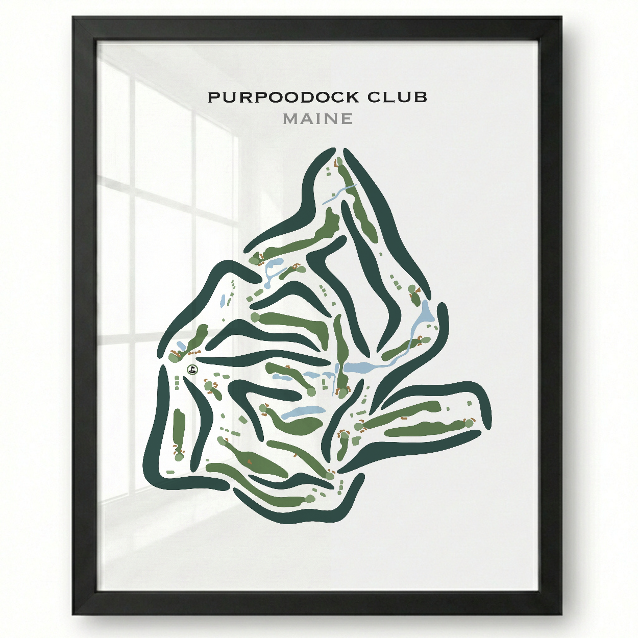 Purpoodock Club, Maine - Printed Golf Courses