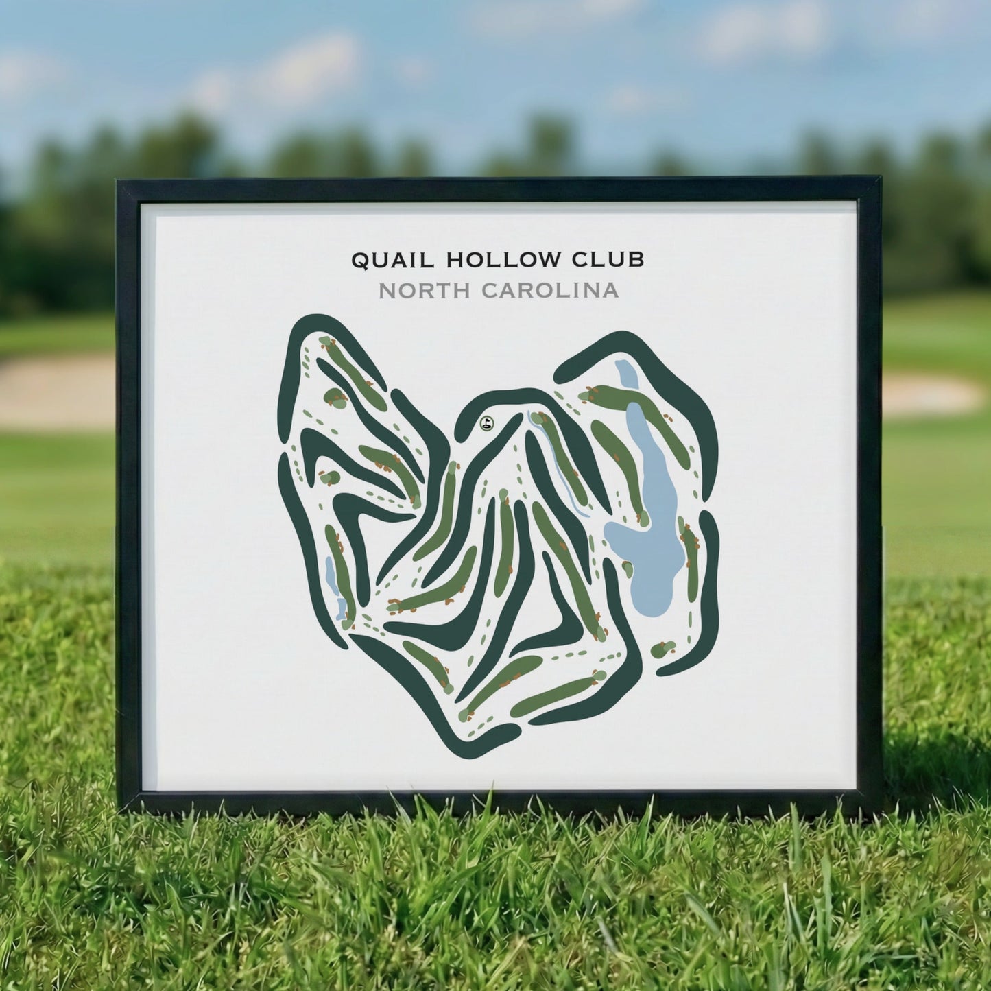 Quail Hollow Golf Club, North Carolina - Printed Golf Courses