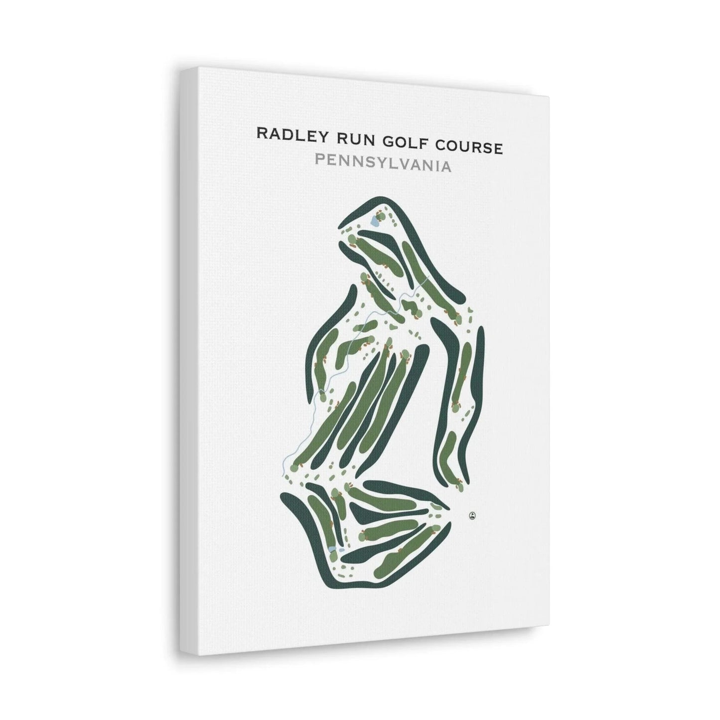 Radley Run Golf Course, Pennsylvania - Printed Golf Course