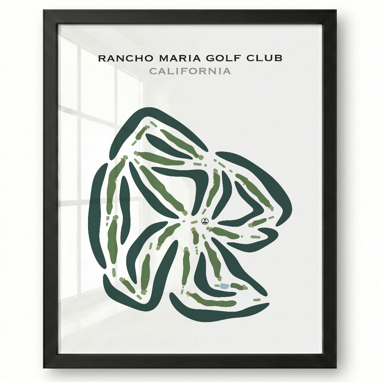 Rancho Maria Golf Club, California - Printed Golf Course