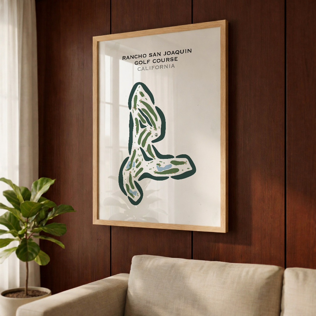 Rancho San Joaquin Golf Course, California - Printed Golf Courses