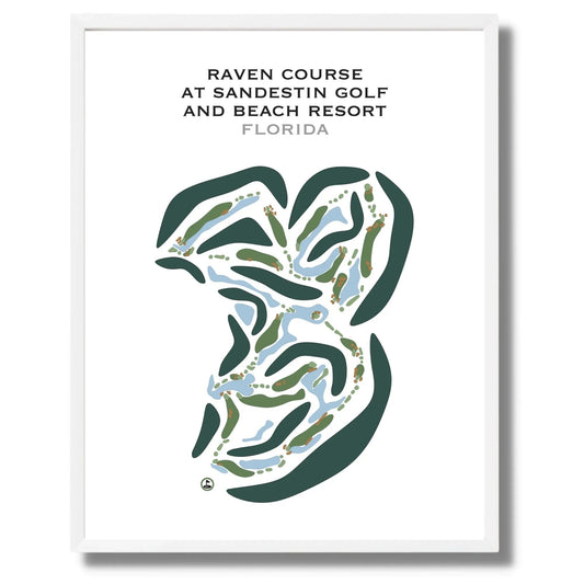 Sandestin Golf and Beach Resort, The Raven Golf Course, Florida - Printed Golf Course