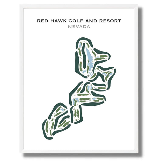 Red Hawk Golf and Resort, Nevada - Printed Golf Courses