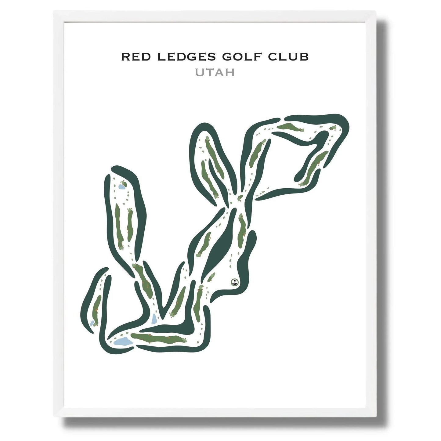 Red Ledges Golf Club, Heber Utah - Printed Golf Courses
