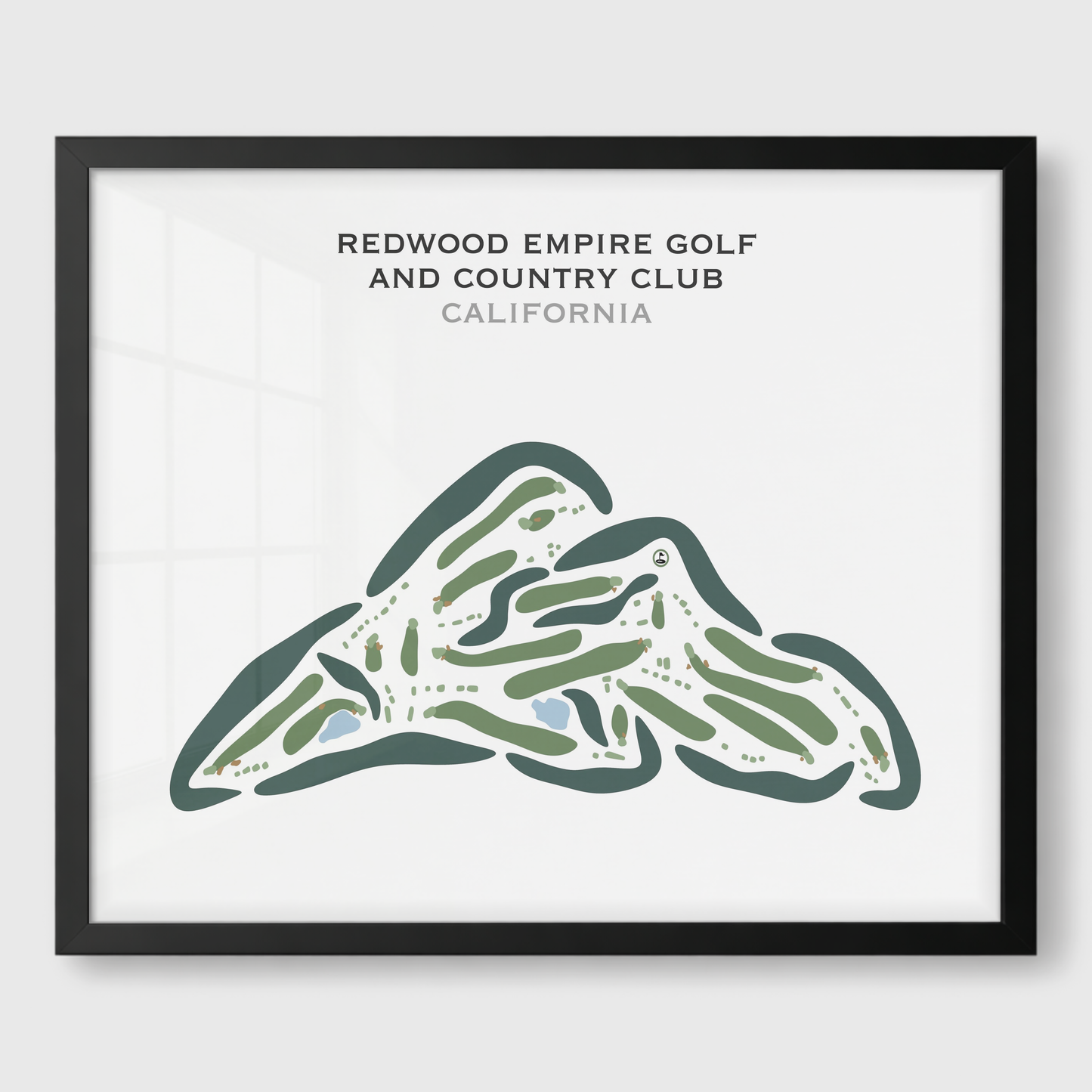 Redwood Empire Golf & Country Club, California - Printed Golf Courses