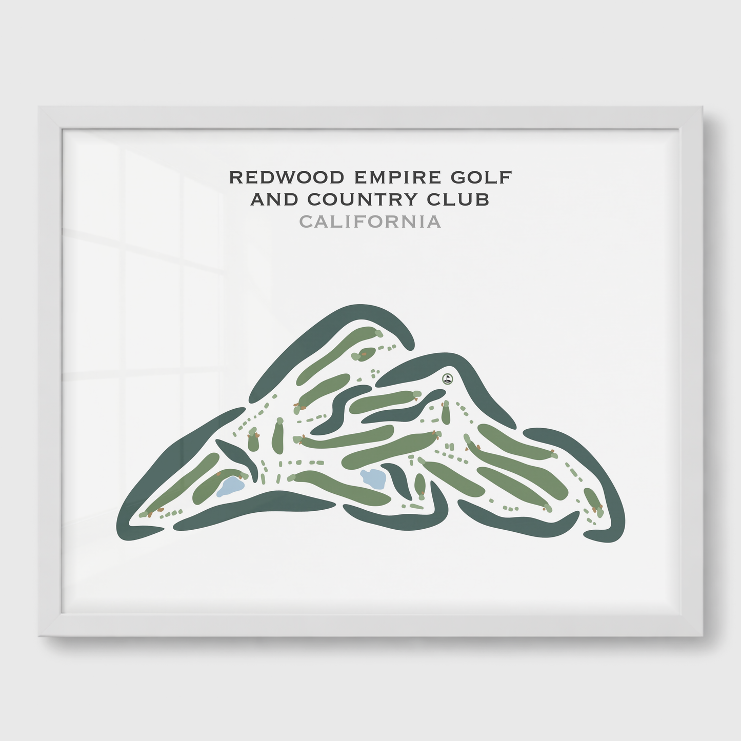 Redwood Empire Golf & Country Club, California - Printed Golf Courses