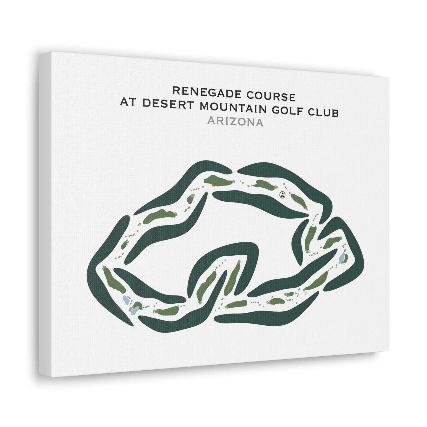 Renegade Course at Desert Mountain Golf Club, Arizona - Printed Golf Courses