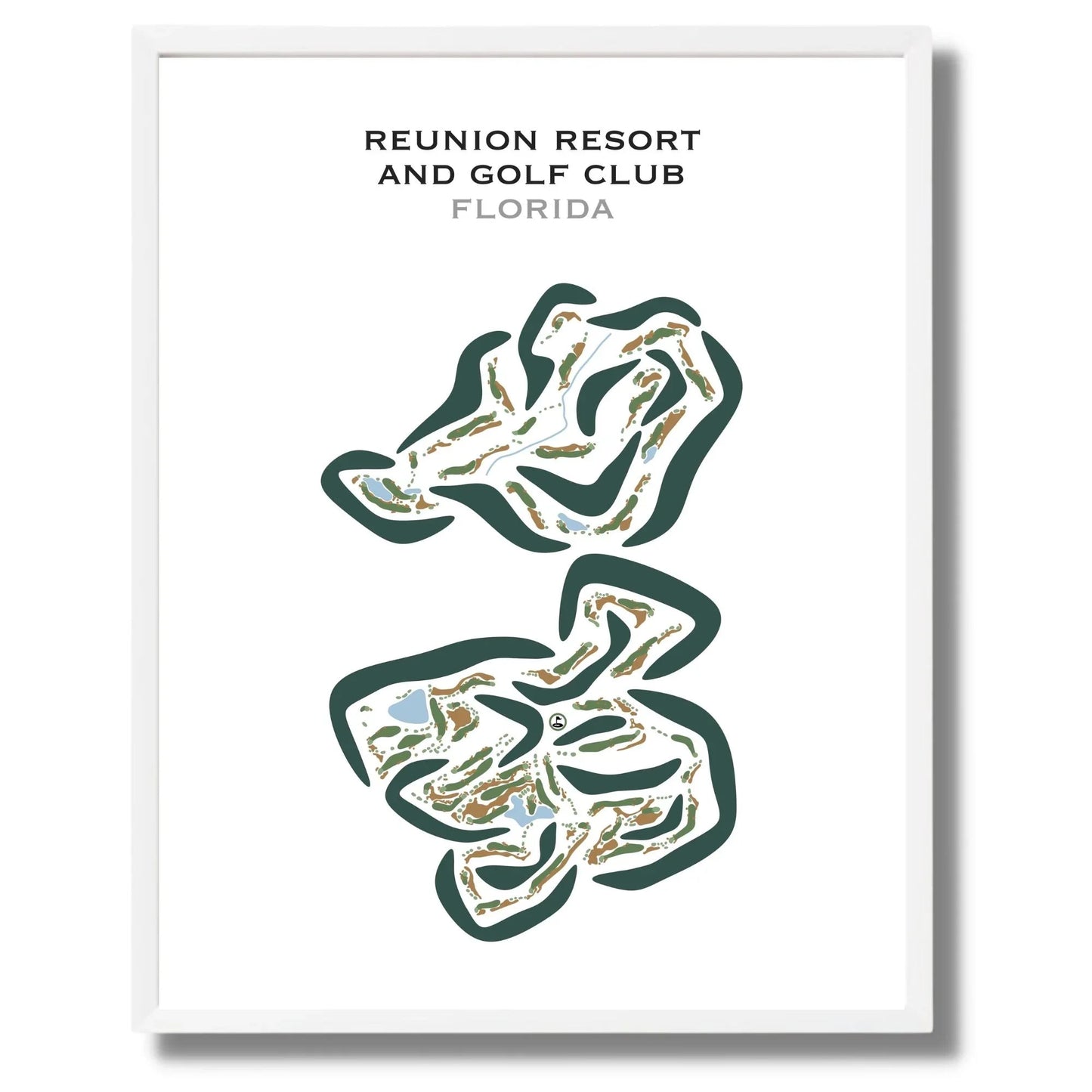 Reunion Resort & Golf Club, Florida - Printed Golf Course