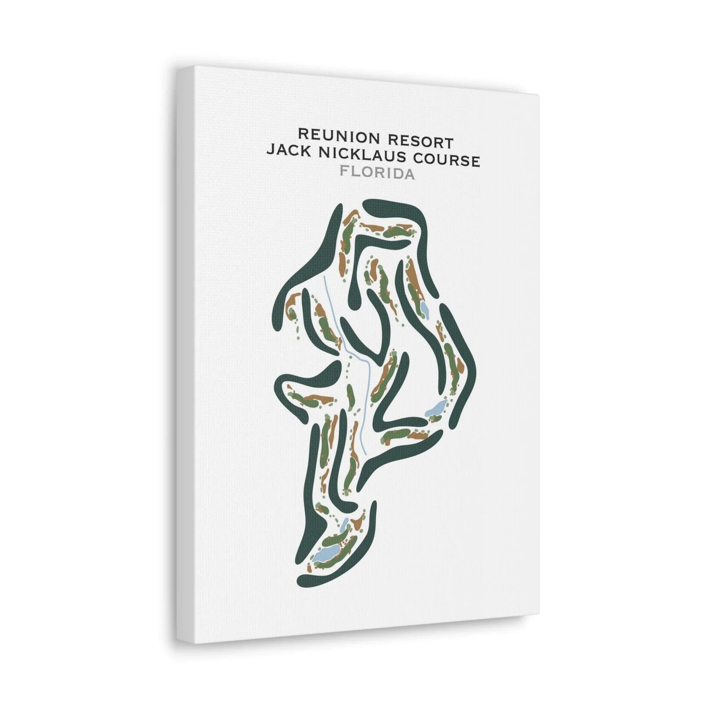 Reunion Resort Jack Nicklaus Course, Florida - Printed Golf Courses