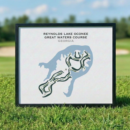 Reynolds Lake Oconee Great Waters, Georgia - Printed Golf Courses