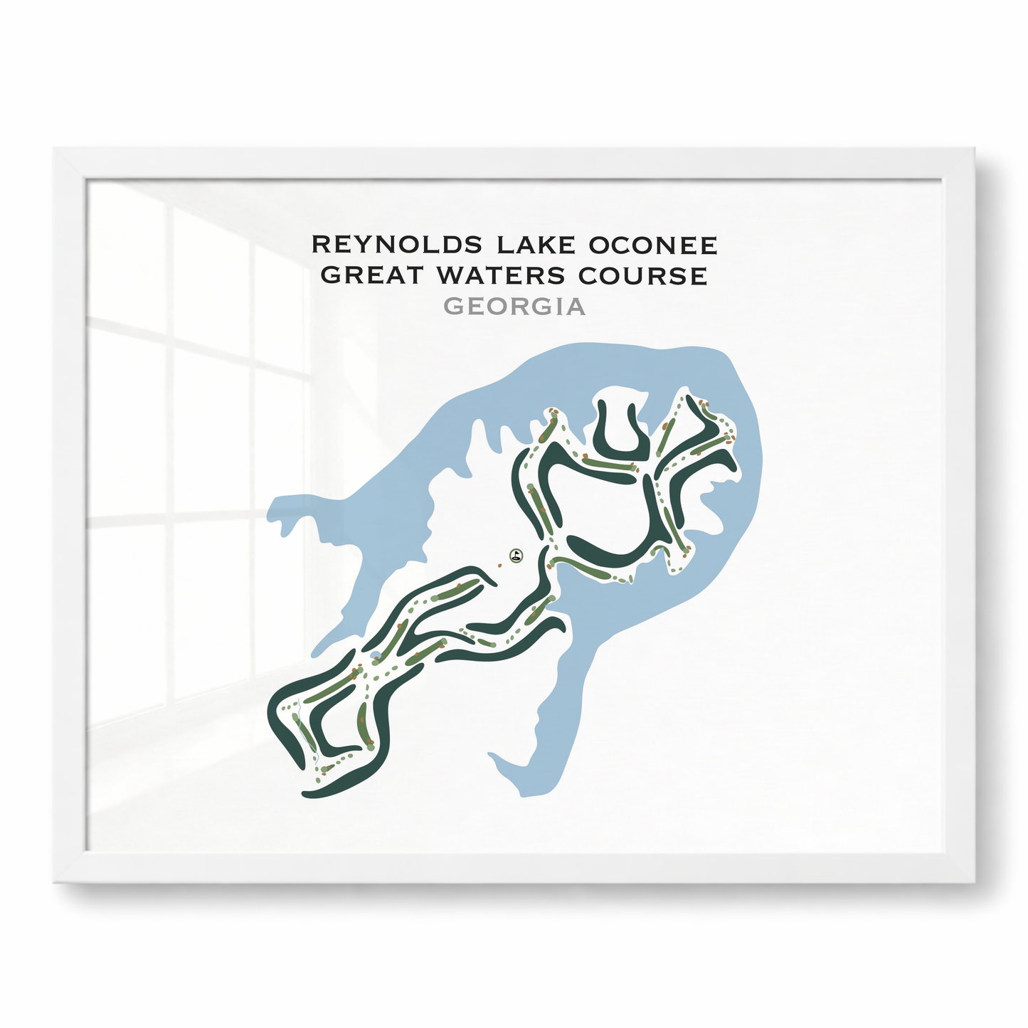 Reynolds Lake Oconee Great Waters, Georgia - Printed Golf Courses