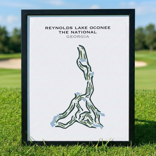 Reynolds Lake Oconee, The National Course, Georgia - Printed Golf Course