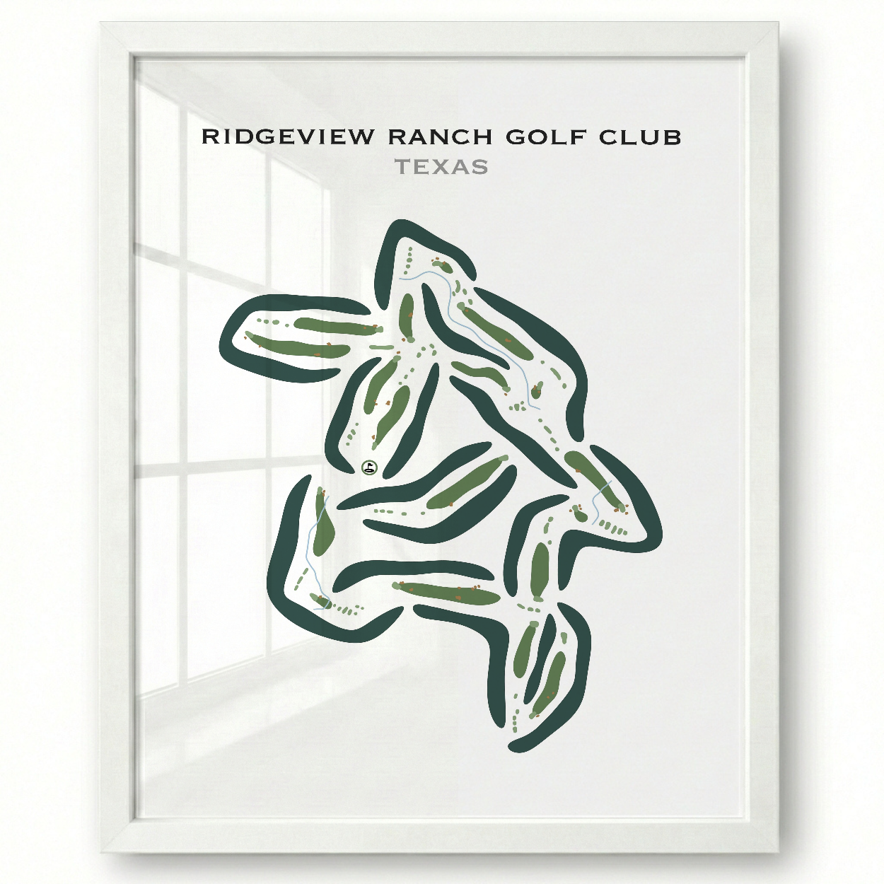 Ridgeview Ranch Golf Club, Texas - Printed Golf Courses