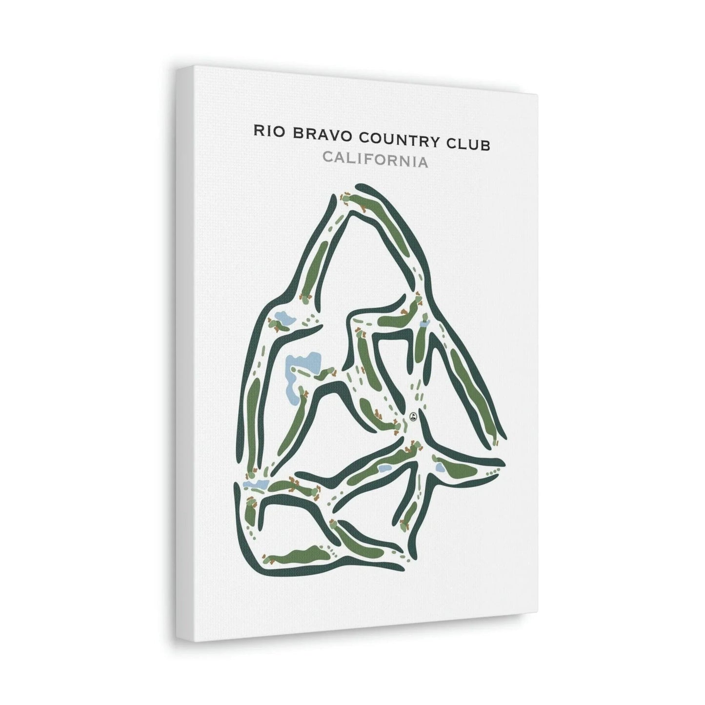 Rio Bravo Country Club, California - Printed Golf Course