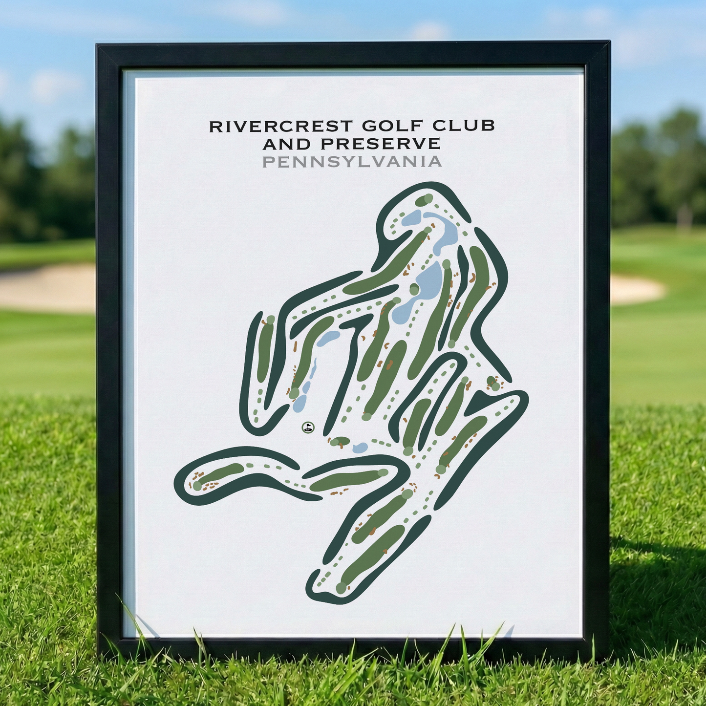RiverCrest Golf Club & Preserve, Pennsylvania - Printed Golf Courses