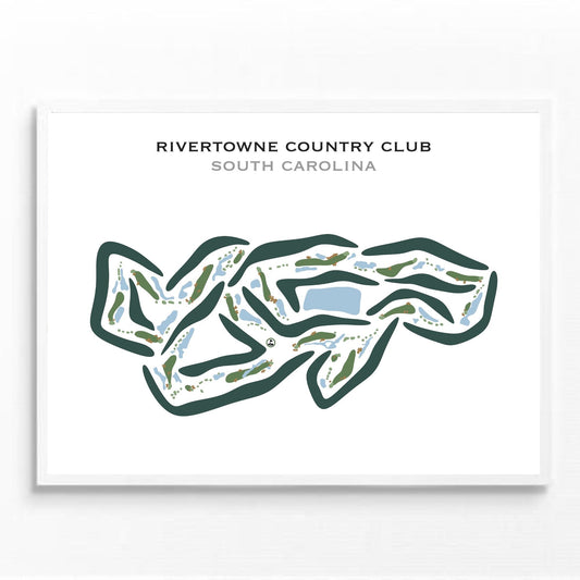 RiverTowne Country Club, South Carolina - Printed Golf Courses