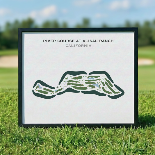 River Course At Alisal Ranch, California - Printed Golf Courses