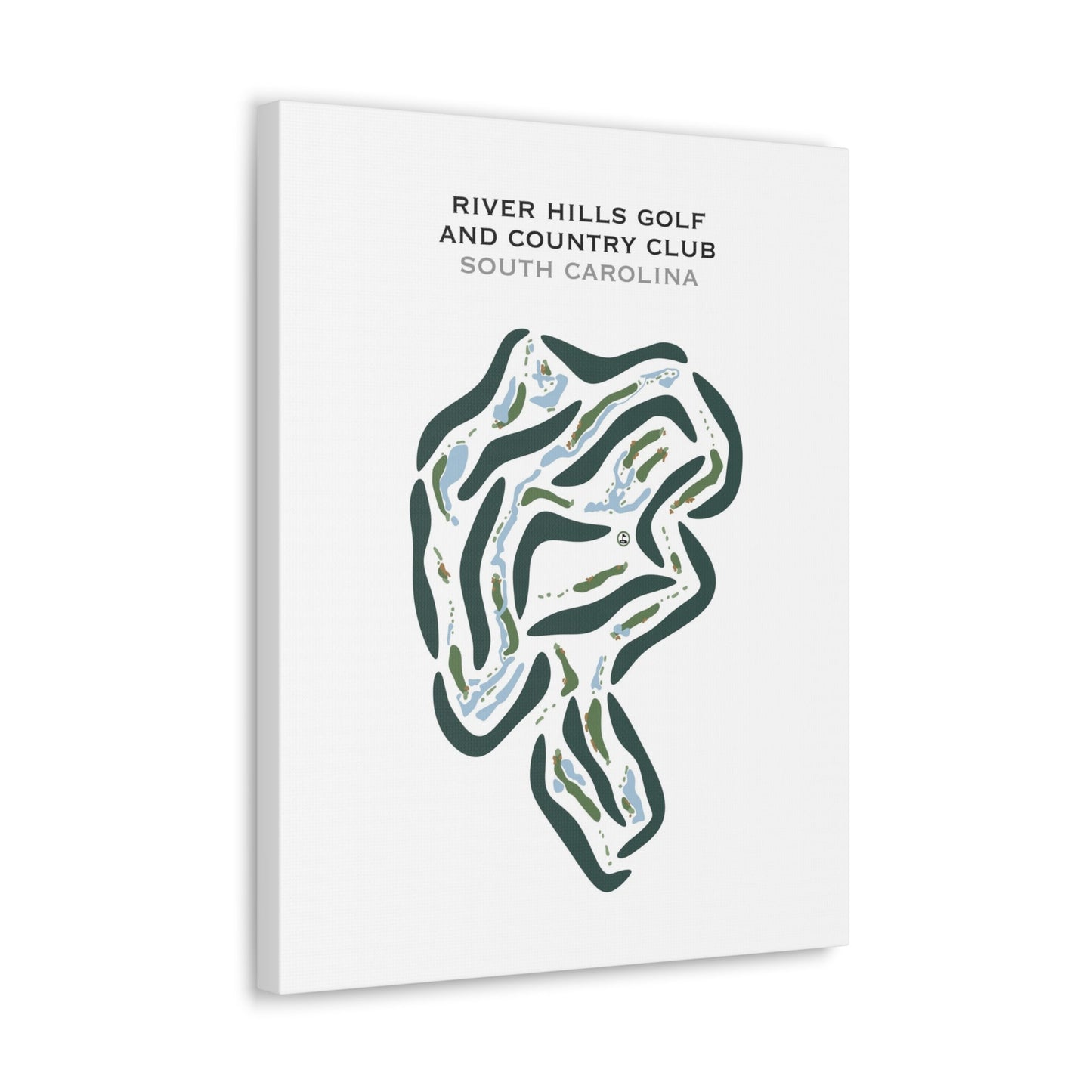 River Hills Golf & Country Club, South Carolina - Printed Golf Courses