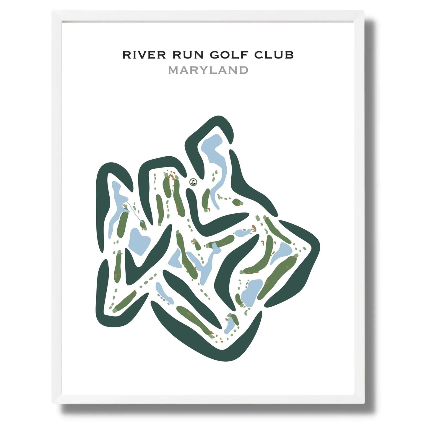 River Run Golf Club, Maryland - Printed Golf Courses