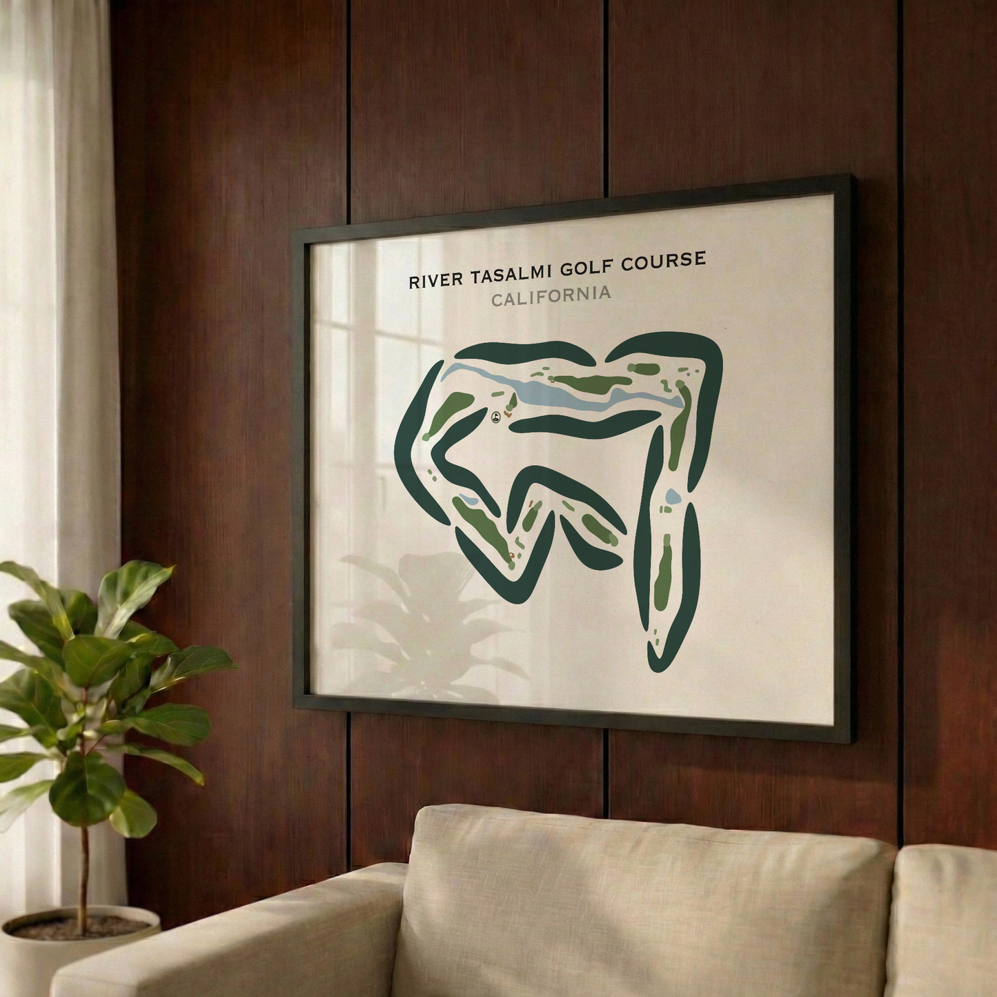 River Tasalmi Golf Course, California - Printed Golf Courses