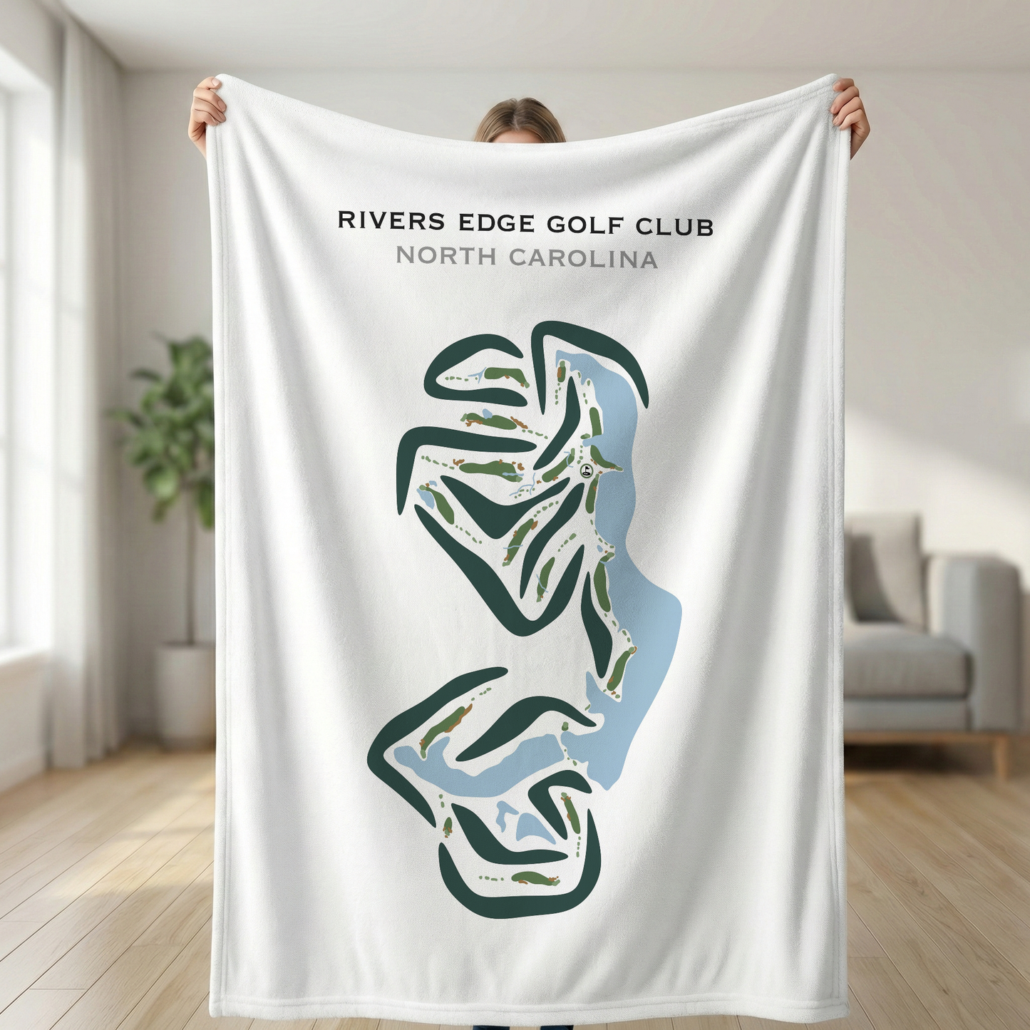 Rivers Edge Golf Club, North Carolina - Printed Golf Courses