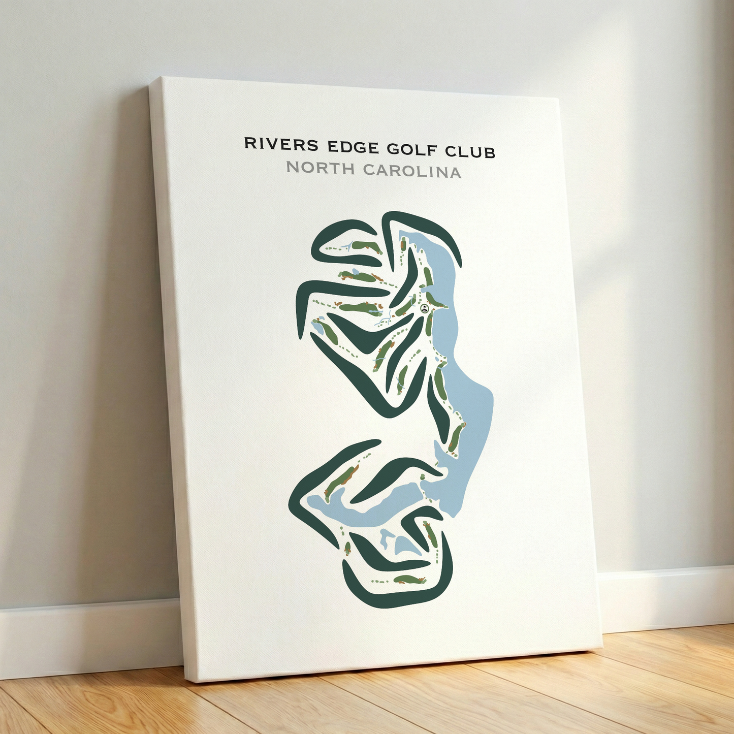 Rivers Edge Golf Club, North Carolina - Printed Golf Courses
