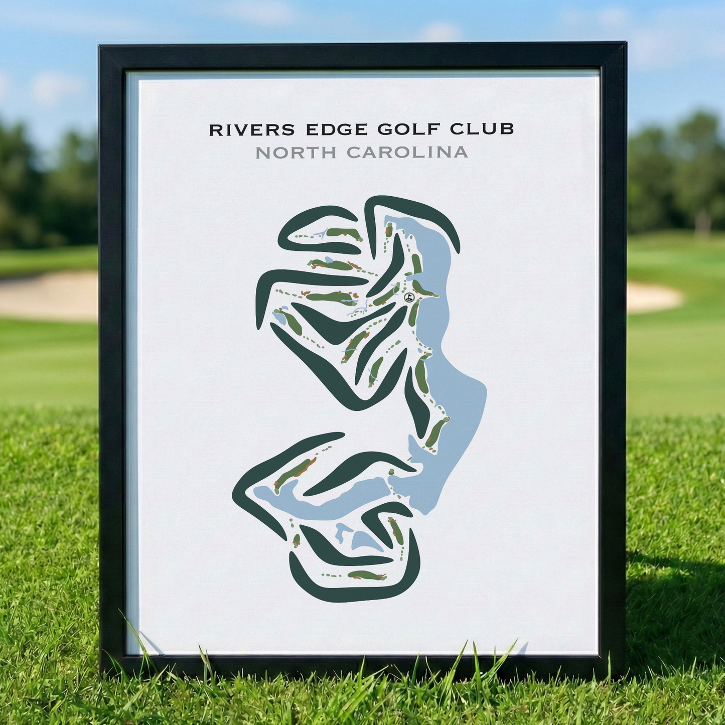 Rivers Edge Golf Club, North Carolina - Printed Golf Courses