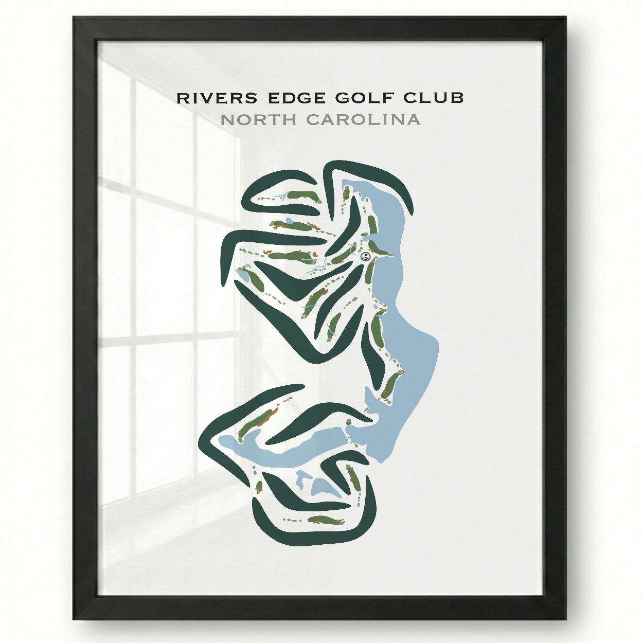 Rivers Edge Golf Club, North Carolina - Printed Golf Courses