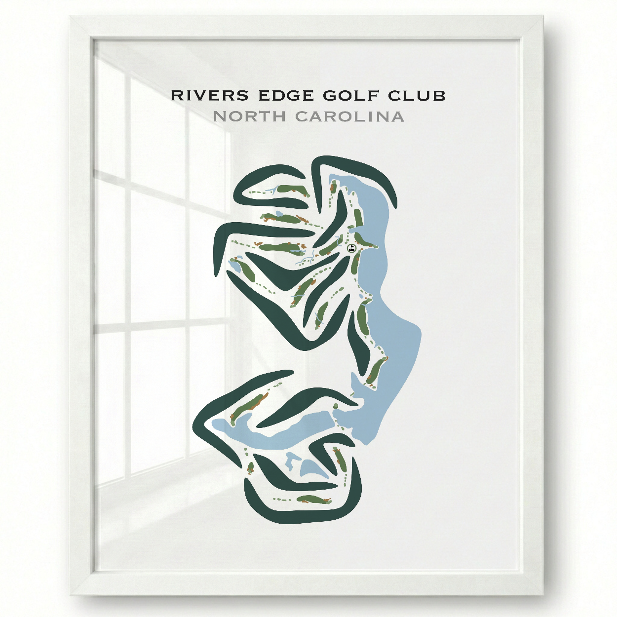 Rivers Edge Golf Club, North Carolina - Printed Golf Courses
